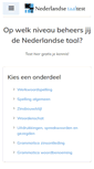 Mobile Screenshot of nederlandsetaaltest.nl
